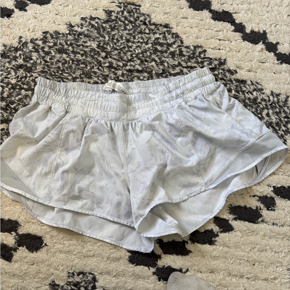 Lululemon Athletica Light Gray Athletic Shorts